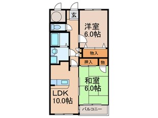 セピアコートの物件間取画像